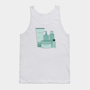 Skincare Essentials (Teal Theme) Tank Top